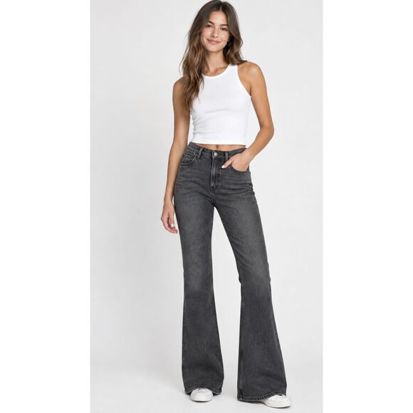 Forever 21 Denim - Forever 21 High Rise Flare Jeans Women's Size 26